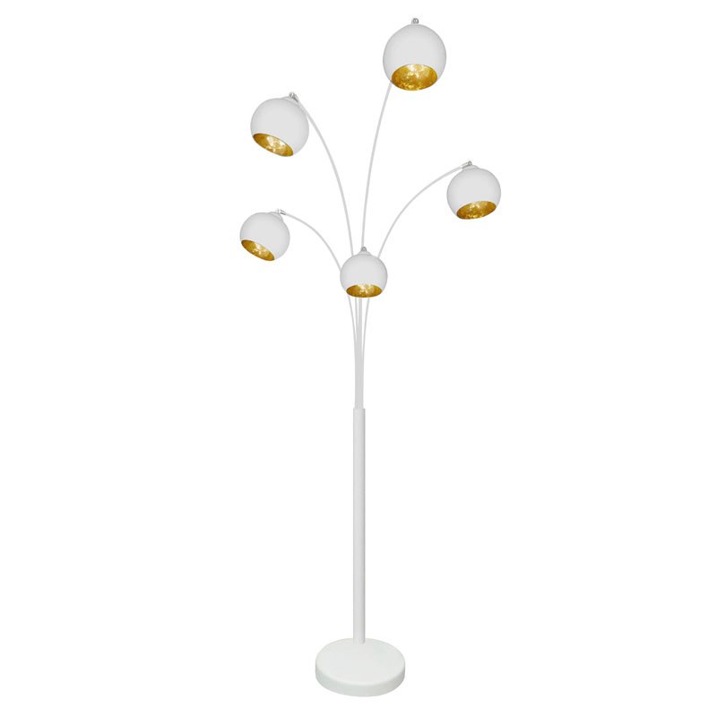 HF8145(5805B)-WHGO Floor Lamp M-Series Metal Marble